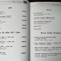 Menu 4  at OM - Vegan Bistro in Qui Nhon