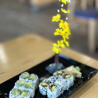 mushroom & avocado roll, AAC Roll at Tsunami Japanese in Burnsville