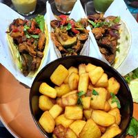 Vegan tacos at Nopal in Chartres