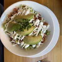 Vegetarian Al Pastor Burrito Bowl supreme  at El Cantarito in Portland