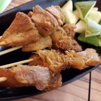 Satay at Yuan Vegetarian Bistro in East Singapore