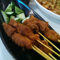 Lion Mane Satay  at Yuan Vegetarian Bistro in East Singapore