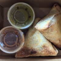 samosas at Maruti Express in Portland