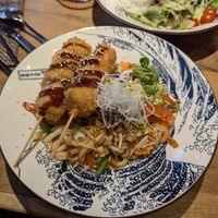 V10 - Gebratene Udon-Nudeln mit knusprigem Tofu at MiMi  in Halle