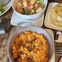 Salad, Rice and Beans  at Nativo in Monteverde