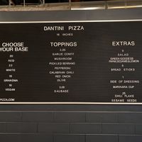 Menu   at Dantini Pizza in Seattle