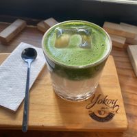 Matcha Latte mit Hafermilch   at Yokoy's Cafe in Tagbilaran