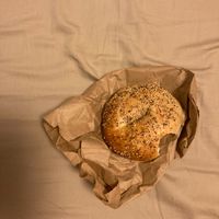 Bagel Street bagel at Bagel Street in New York City