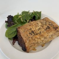 Vegan roll with salad   at Louie On Sea in Margate