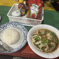 stir fry veg (no fish sauce)   at Maylamean Bungalows - เมลามีน in Koh Chang