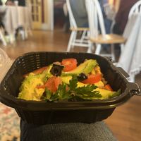 Vegan bowl with Just Egg and avocado   at The Queen Bean Coffee & Social House in Modesto