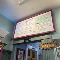 Analog Menu - Vegan Option (Bottom Left)  at The Queen Bean Coffee & Social House in Modesto