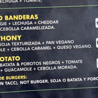 You can change the burger and choose between lentils, sweet potatoes and beans, soybeans and NotCo (national brand)  at Anthony Burger in Colon