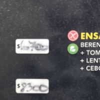 Vegan nuggets and salad, and vegetarian taco.  at Anthony Burger in Colon