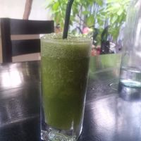 Lemon and mint smoothie at The Corn in Phnom Penh