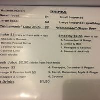 Menu (Aug 2019) at The Corn in Phnom Penh