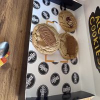 The 3 vegan options   at The Cookie People  in Scunthorpe