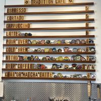 Vegan milks available  at Tradition Coffee Roasters in Kailua