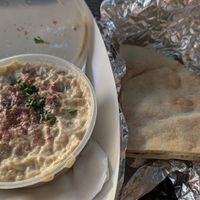 Baba Ganouj with pita at Beirut in Austin
