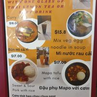  at Veggie Inn  in Footscray