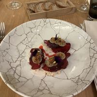 Beet crapaudine  at Brasserie Côté Cour in Bourglinster