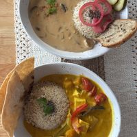 Stroganoff and Yellow Curry  at KURUMI - Healthy Vegan Food & Desserts in Hoi An