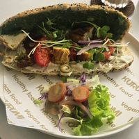 Italien baguette with vegan brie at KURUMI - Healthy Vegan Food & Desserts in Hoi An