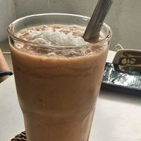 Banana strawberry mango smoothie at KURUMI - Healthy Vegan Food & Desserts in Hoi An
