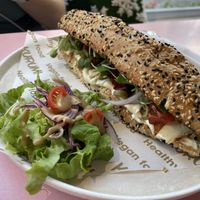 Banh mi with brie  at KURUMI - Healthy Vegan Food & Desserts in Hoi An