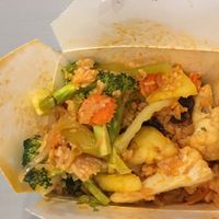 Pineapple fried rice vegan style 👌 at Little Thai Place in Victoria