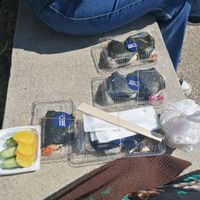 Packaged onigiri at Onigiri Gorichan in Osaka