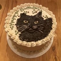 Custom decorated carrot cake from The Sweet Beet.  at The Sweet Beet in Granby