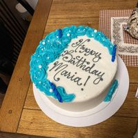 Last year  at Piece O' Cake in Frederick