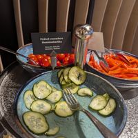 Vegetables at Log Restaurant in Sinettae