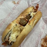 Vegan meatball    at Dave's Cosmic Subs in Hudson