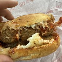 Meatballs  at Dave's Cosmic Subs in Hudson