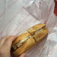Vegan chicken parm  at Dave's Cosmic Subs in Hudson