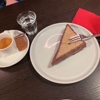 Almond bar at Cafe Luca's in Immenstadt