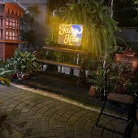 Garden  at Fairy Kale Vegetarian in Yogyakarta