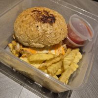 BBQ Jackfruit Burger at Fairy Kale Vegetarian in Yogyakarta