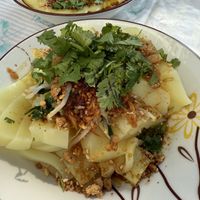 Shan tofu salad  at Sarima Yellow Bean Noodle ซารีมะห์ ร้านข้าวฟืนถั่วเชียงใหม่ in Chiang Mai