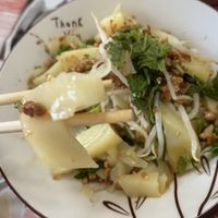 Yellow split pea porridge 🥣 so good! Yum 🤤   at Sarima Yellow Bean Noodle ซารีมะห์ ร้านข้าวฟืนถั่วเชียงใหม่ in Chiang Mai