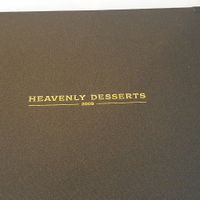 Menu at Heavenly Desserts in Dundee