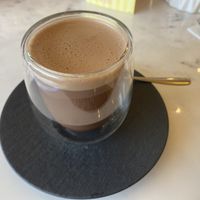 Dark hot chocolate   at Heavenly Desserts in Dundee