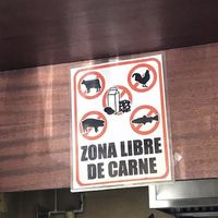 Zona libre de carne at La Flor De La Vida in Tijuana