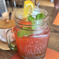 Special tea (strawberry tea)  at Pho Ha Noi in Abu Dhabi