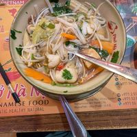 Vegetarian pho at Pho Ha Noi in Abu Dhabi