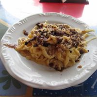 Raw vegan ice cream at Aldeia Indigo in Florianopolis