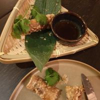 Appetizers spring rolls at HQ Rosenheim in Rosenheim