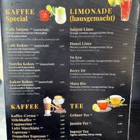 Menu drinks #Veganuary at Brews N Bowls in Koblenz